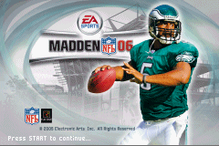 Madden NFL 06 Title Screen
